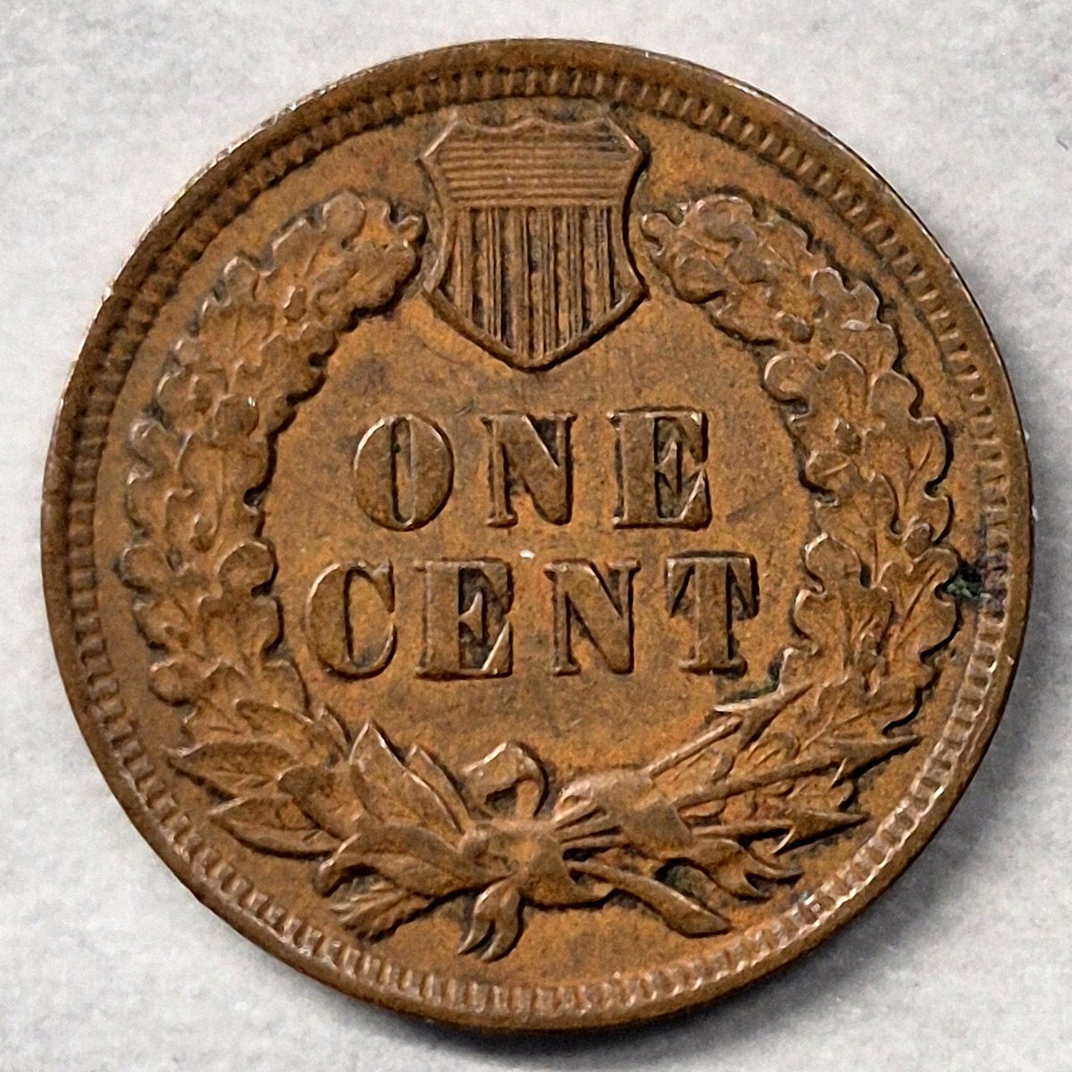 1907 Indian Head Cent Penny 1C XF+ Extremely Fine Full LIBERTY Bronze Brown