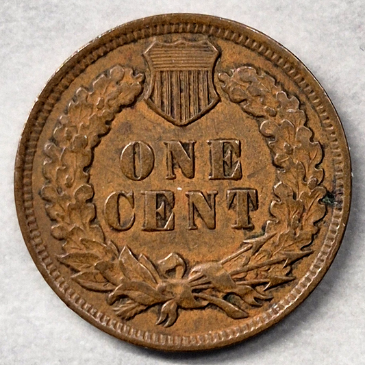 1907 Indian Head Cent Penny 1C XF+ Extremely Fine Full LIBERTY Bronze Brown
