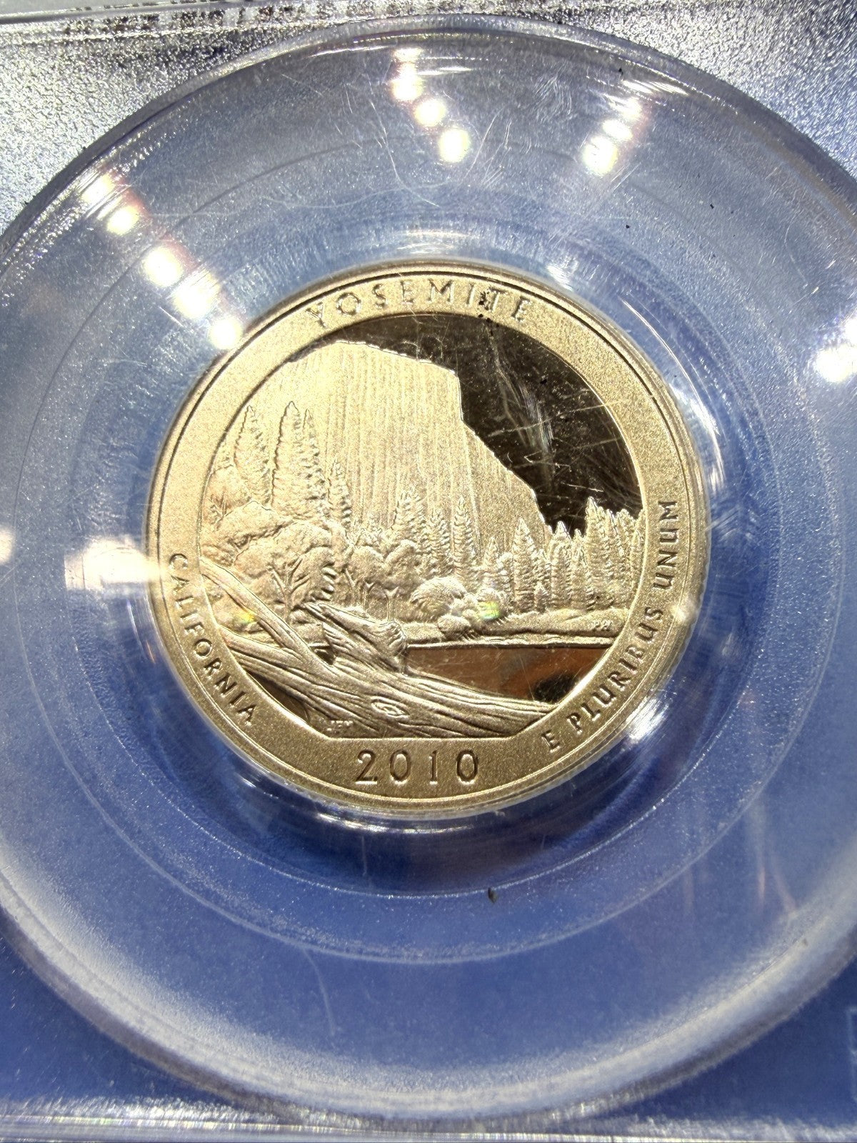 2010-S Yosemite National Park Quarter 25C PCGS PR69DCAM First Strike ATB Proof - view 2