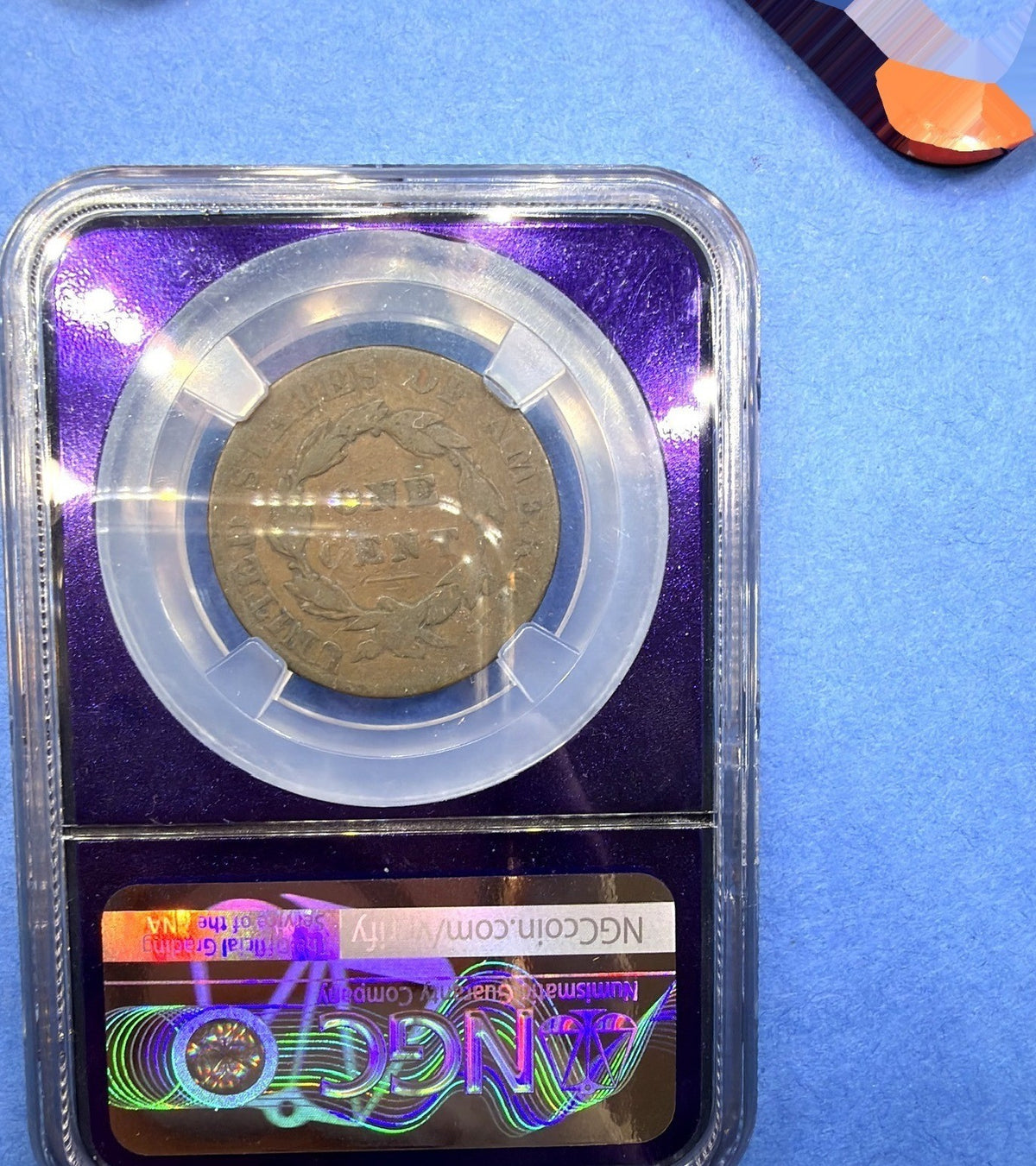 1824 Coronet Head Large Cent 1C NGC Genuine Matron Head Early US Copper Coin