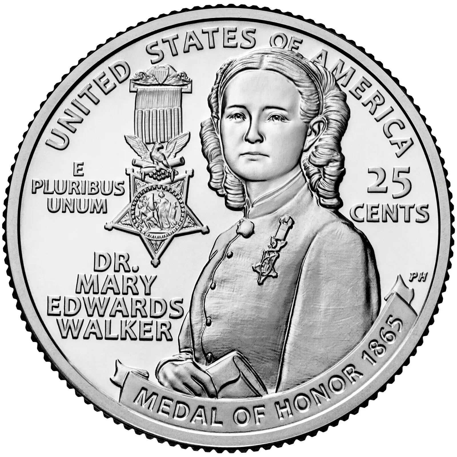 2024 P/D/S Dr. Mary Edwards Walker American Women Quarters 3 Coin Set BU UNC