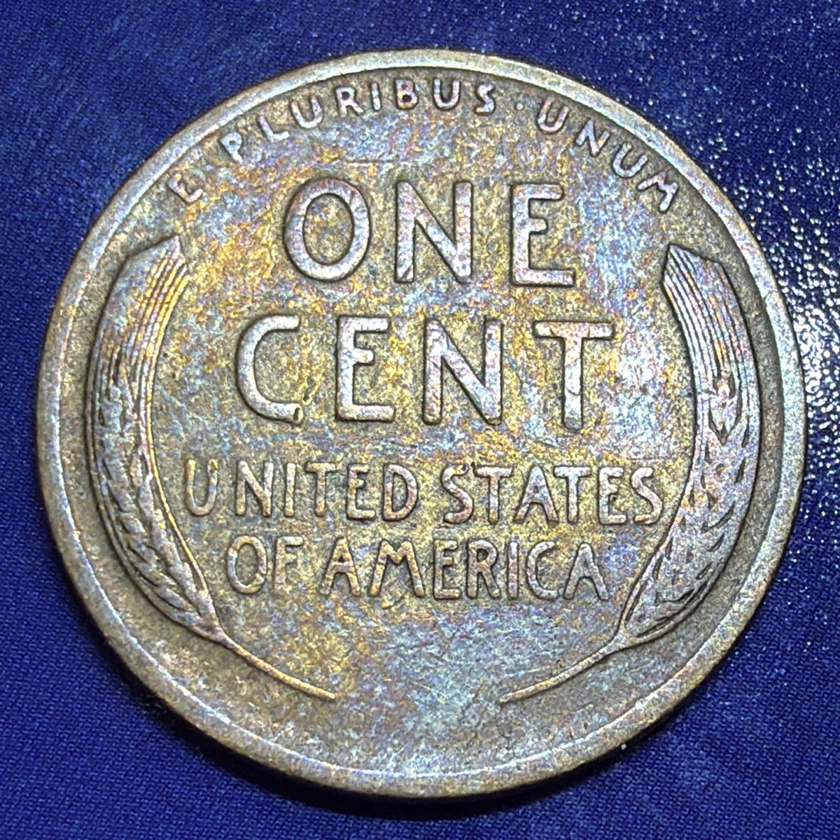 1920 Lincoln Wheat Cent 1C BU Uncirculated Toned US Coin Philadelphia