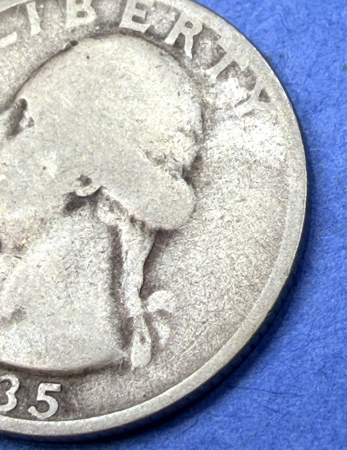 1935-D Washington Quarter 25C 90% Silver G Good Denver Better Date Early Issue