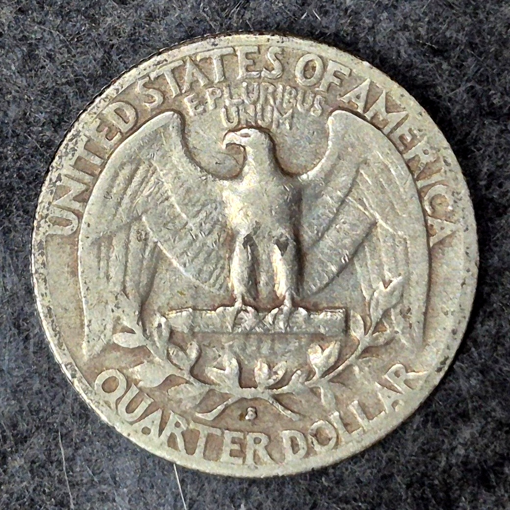 1939-S Washington Quarter VF Very Fine Light Toning 90% Silver 25C US Coin
