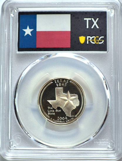 2004 S State Quarter Set 90% Silver PCGS High Graded PR69DCAM (FL/MI/TX/IA/WI)