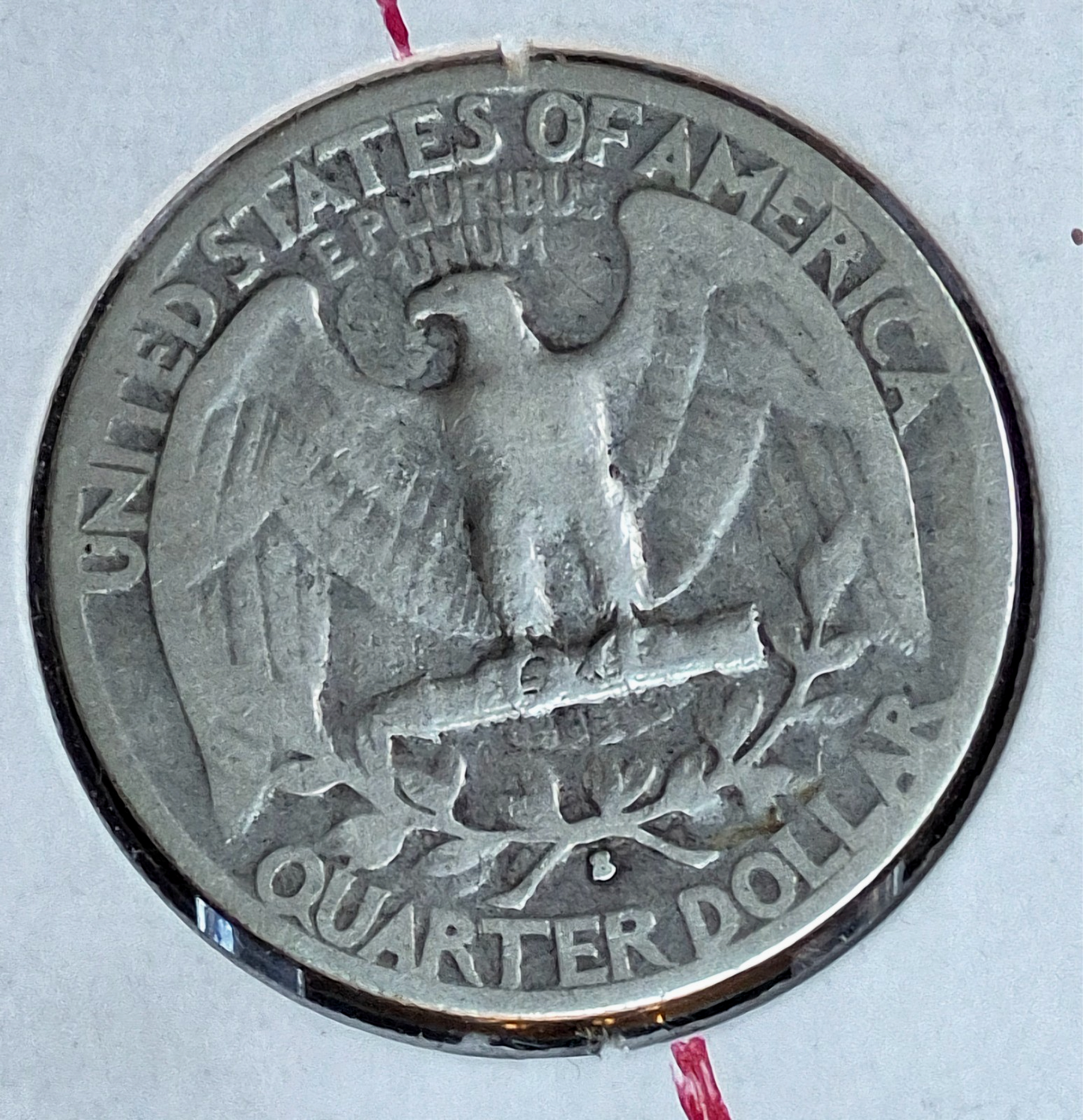 1932-S Washington 22 Degree Die Rotation Key Date 1st Yr 90% Silver Quarter 25C