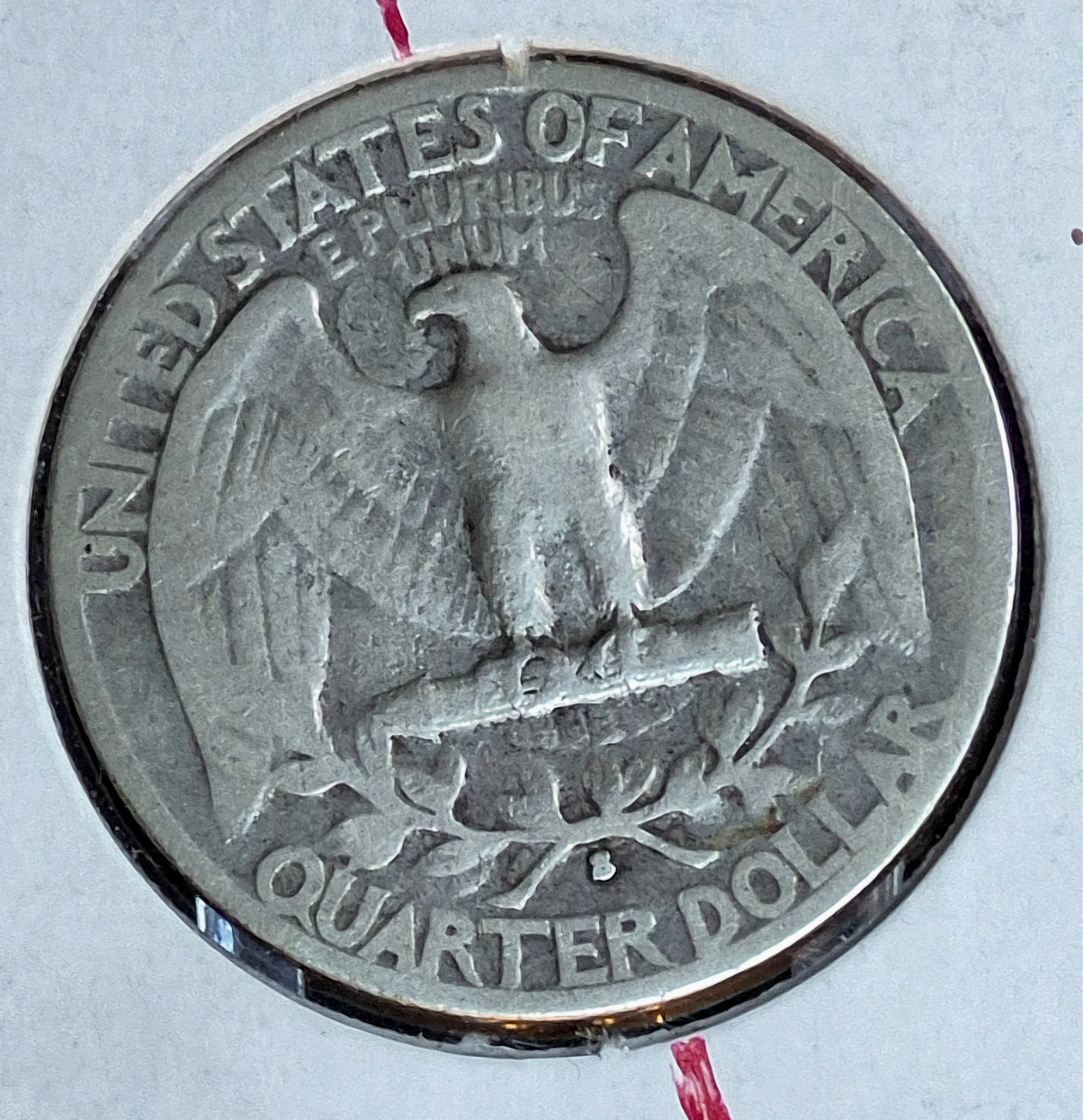 1932-S Washington 22 Degree Die Rotation Key Date 1st Yr 90% Silver Quarter 25C