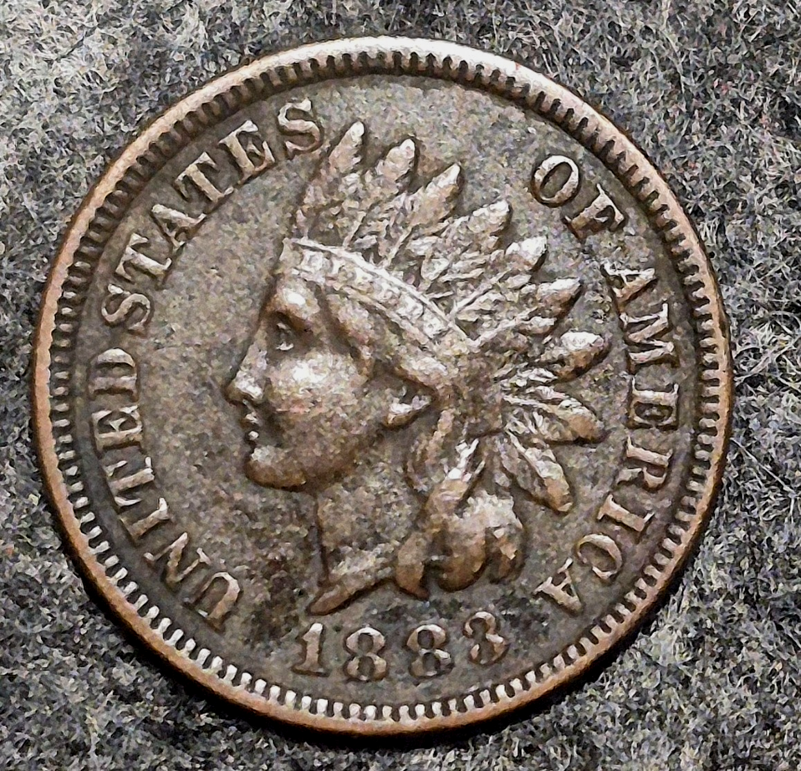 1883 Indian Head Cent Penny XF Features Full Liberty, Receive Coin Pictured 1C