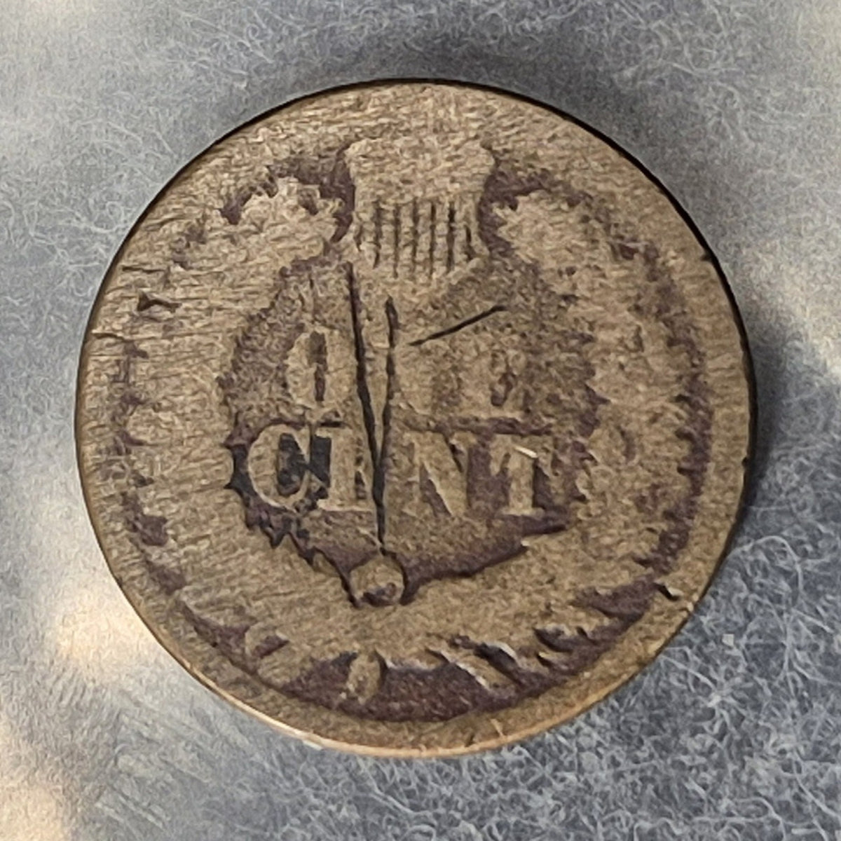 1869 Indian Head Cent Penny 1C Good Semi-Key Date Only 6.42 Million Minted