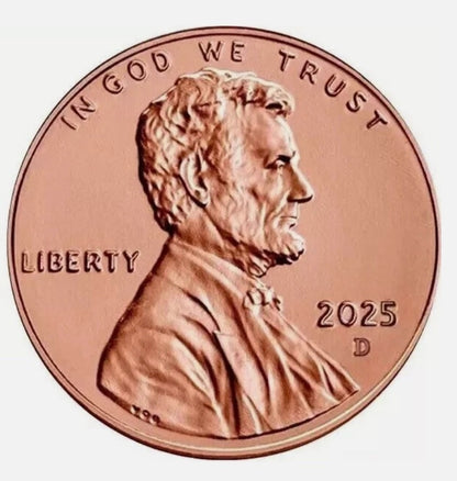 ✅ 2025 D Lincoln Shield Penny Uncirculated US Mint Cents LAST YEAR OF PRODUCTION
