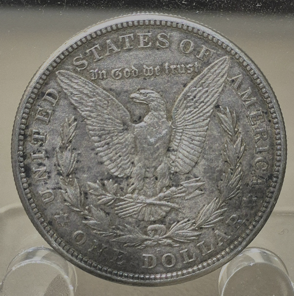 1921-s Morgan Dollar 90% Silver With EF-AU Circulated Toned Features 1$