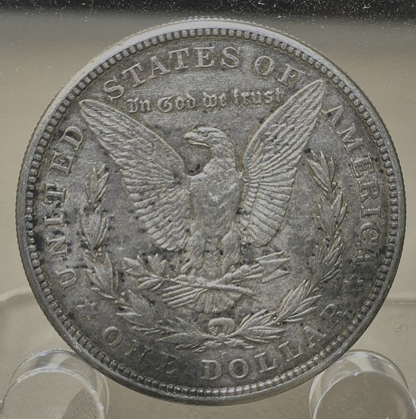 1921-s Morgan Dollar 90% Silver With EF-AU Circulated Toned Features 1$
