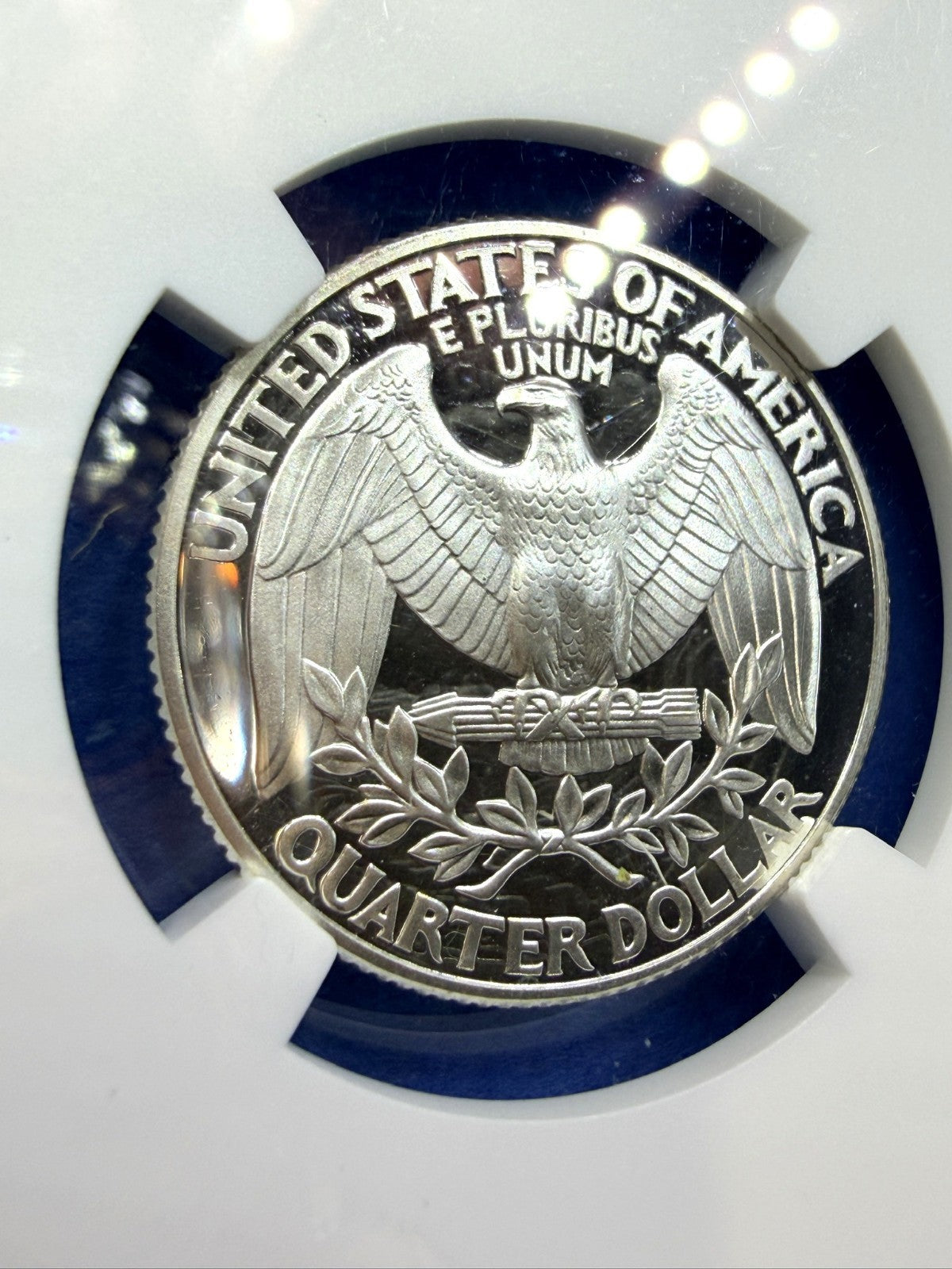 1997-S Washington Quarter 25C NGC PF69 Ultra Cameo 90% Silver Gem Proof Coin - view 3