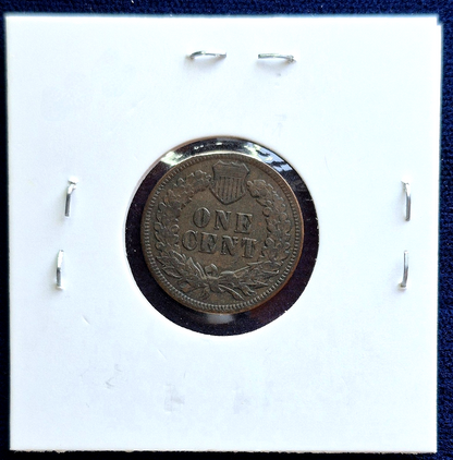 1887 Indian Head Cent Penny, F+/VF Features, LIBERTY, Receive Coin Pictured 1C