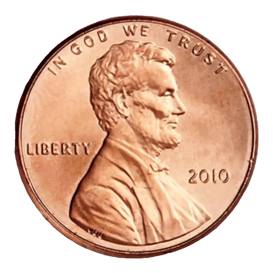 ✅ 2010 Lincoln Shield Cent Choice GEM BU RED Brilliant Uncirculated 1c Coin