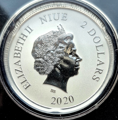 2020 Niue 1 oz Silver $2 Celestial Animals "The Snake" RARE  1 Of 10K Made TEP