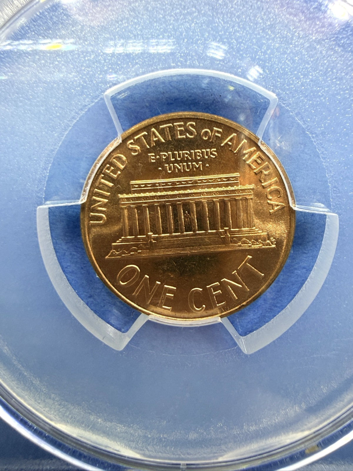 1965 SMS Lincoln Memorial Cent 1C PCGS SP63RD Special Mint Set Red Penny Coin
