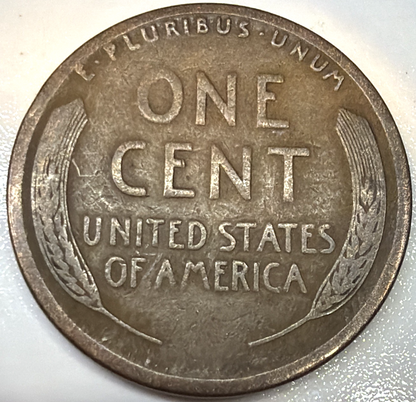 1912-S Lincoln Wheat Cent Very Good Features Semi-Key Date Copper Penny 1c Coin