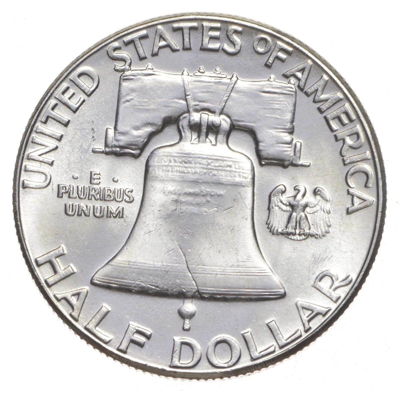 1963 Franklin Half Dollar SUPERB Gem BU Sharp Strike 90% Silver Coin