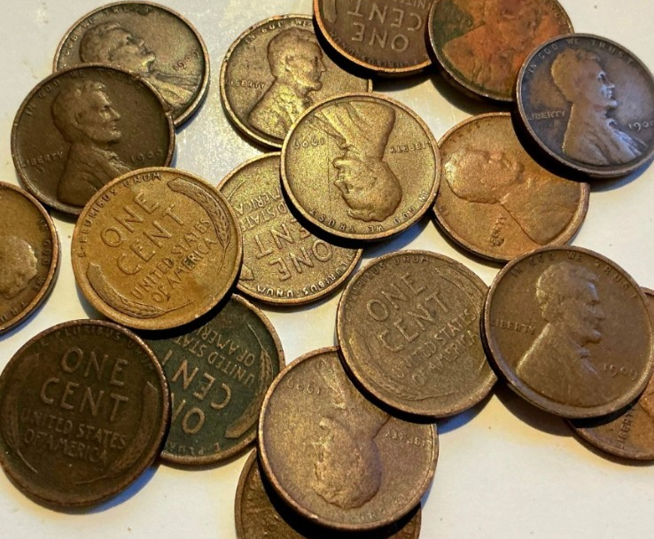 ✅ 1909 First & Last 2 Coins - Lincoln Wheat & Indian Head G-F Average Circulated