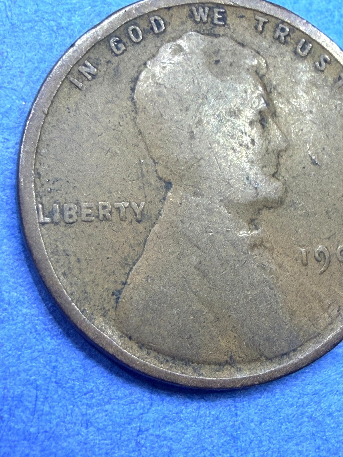 1909 P Lincoln Wheat Cent Penny 1C G Good First Year Bronze Collector US Coin