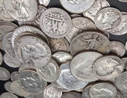 $10 Face Value Pre-1965 90% Silver Coins Mixed Average Circulated Estate Lot 🔥