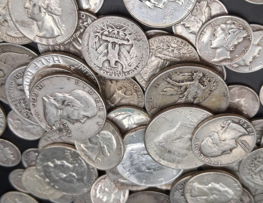 $10 Face Value Pre-1965 90% Silver Coins Mixed Average Circulated Estate Lot 🔥