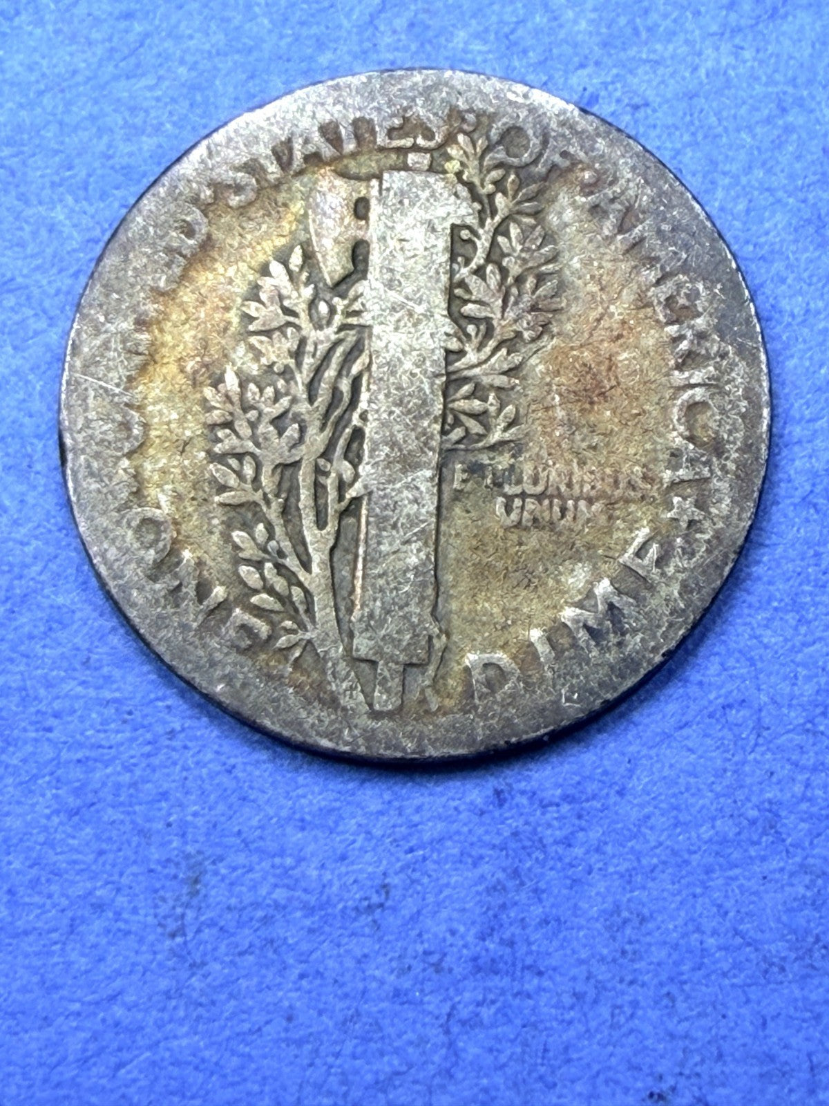 1919 Mercury Dime 10C G Good 90% Silver Winged Liberty US Coin Philadelphia
