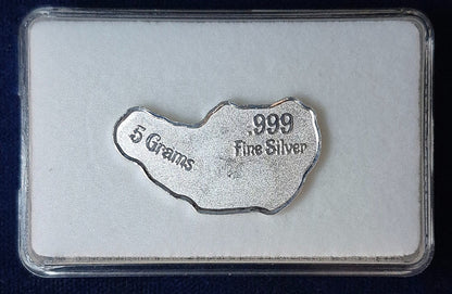 Pan Silver Company 5 Gram .999 Fine Silver Aladdin Genie Low #, 624/3000