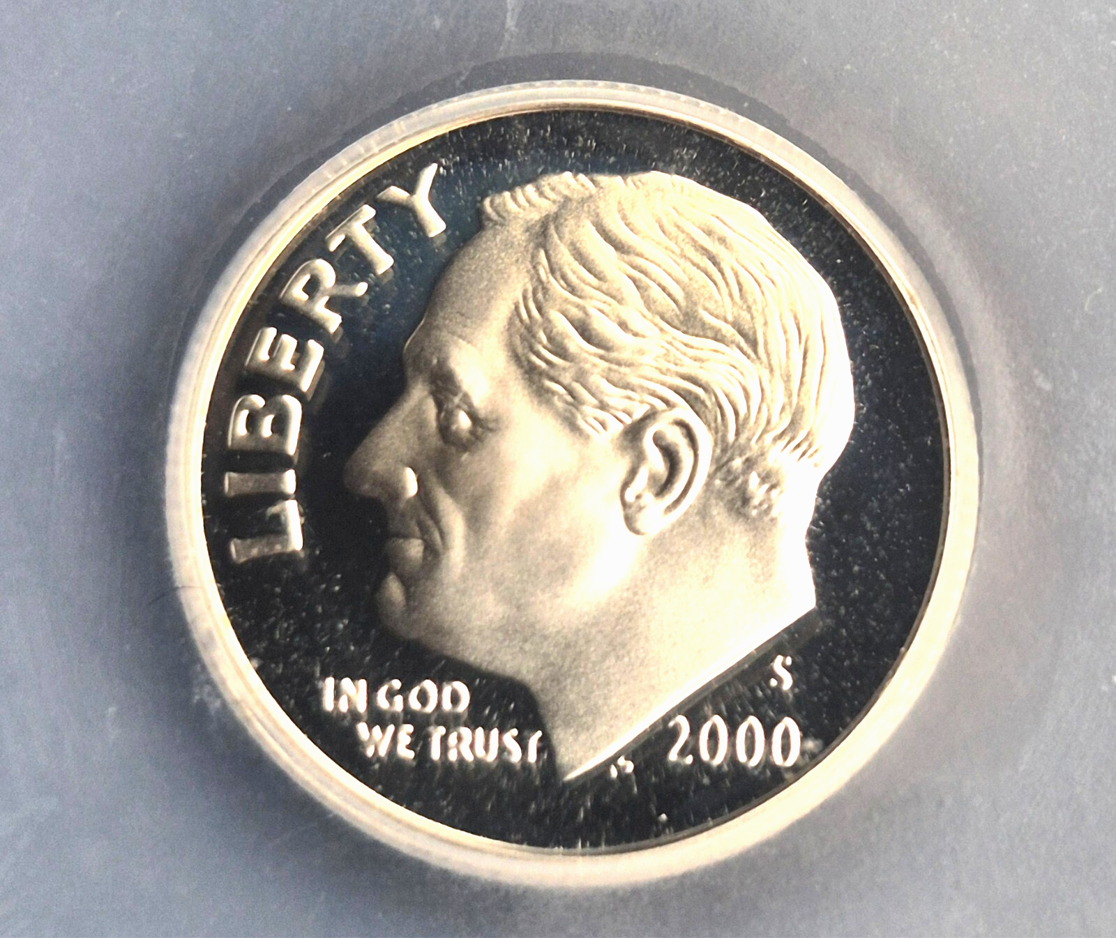2000-S Proof Roosevelt Dime ICG Graded a Perfect PR70 DCAM 90% Silver Coin 10C