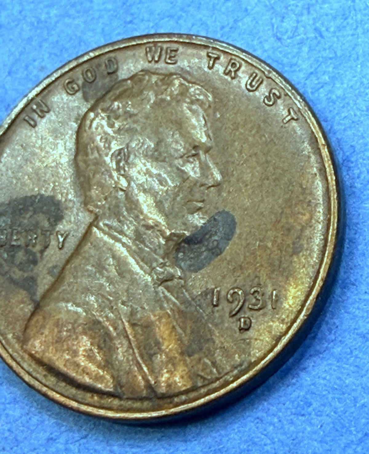 1931 D Lincoln Wheat Cent 1C VF Very Fine SEMI-KEY Date 4.48 Million Mintage US