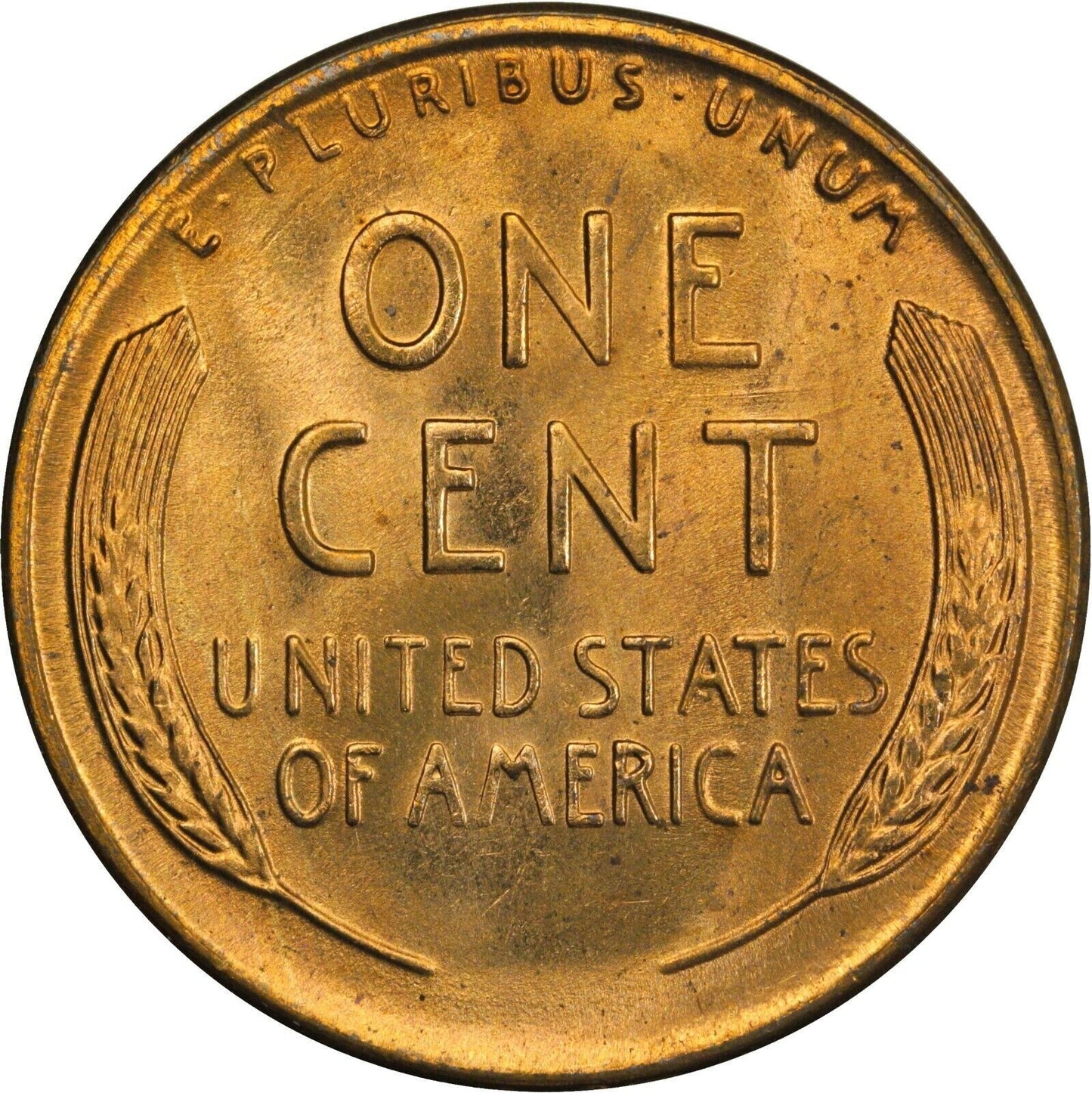 1954 S Lincoln Wheat Cent BU Uncirculated Mint State 1c Coin From OBW BoA