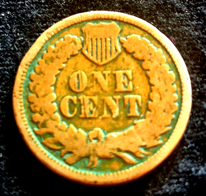 1862 1C BN Indian Cent Variety Two Over 160 yrs Old G-VG Features 1C