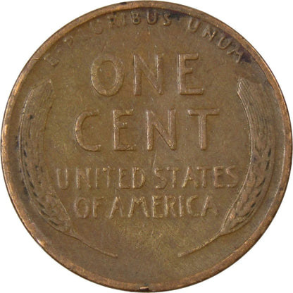 1945 S Lincoln Cent Good (G) to Very Good (VG) Circulated Condition Copper Penny