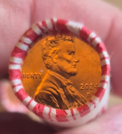 2024 D Lincoln Shield BU Brilliant Uncirculated 1C From 🔥 Denver Bank Roll🔥