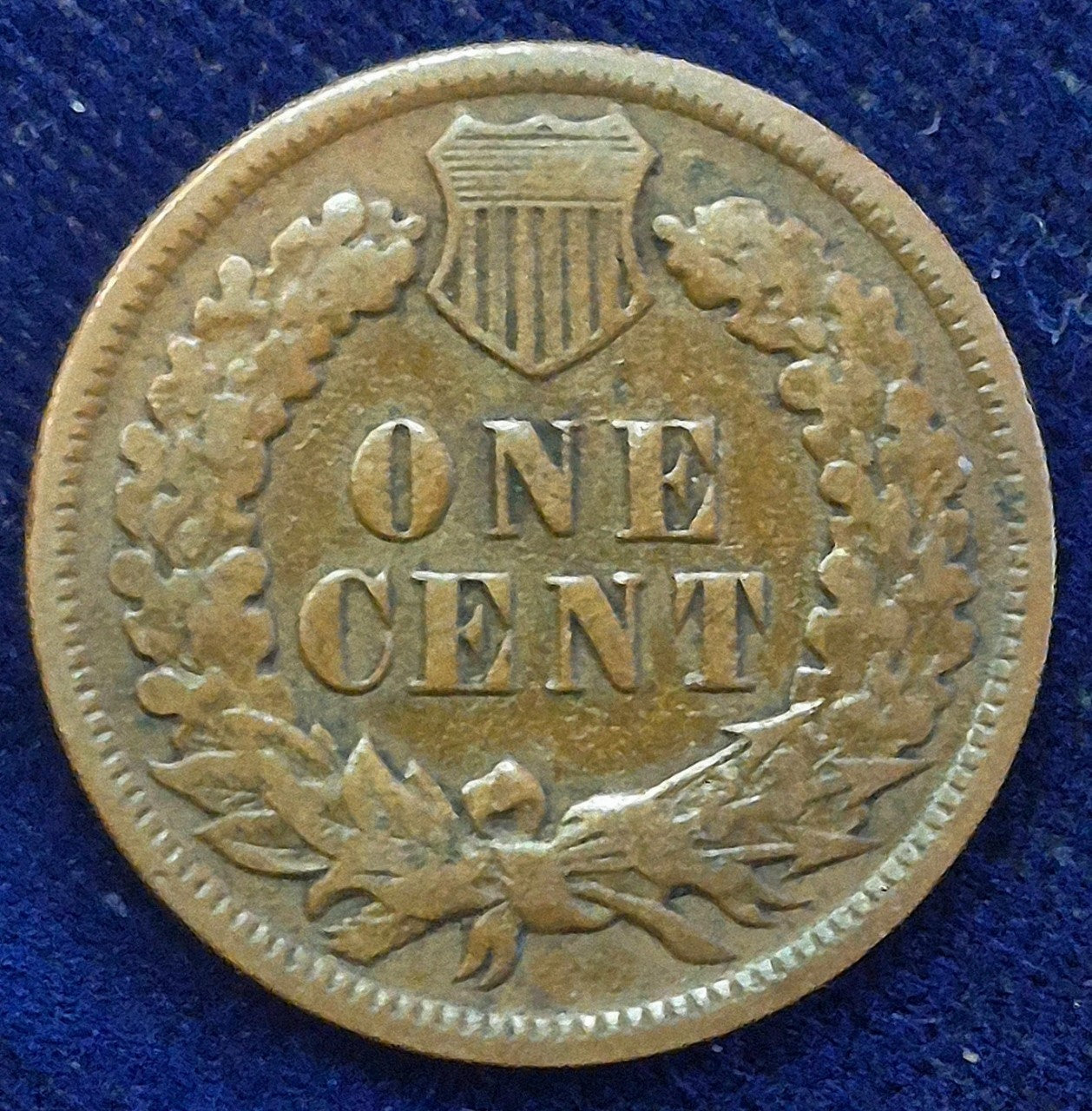 LOT Of Two 1907 Indian Head Pennies Bookend VG-F Features Nice Coins
