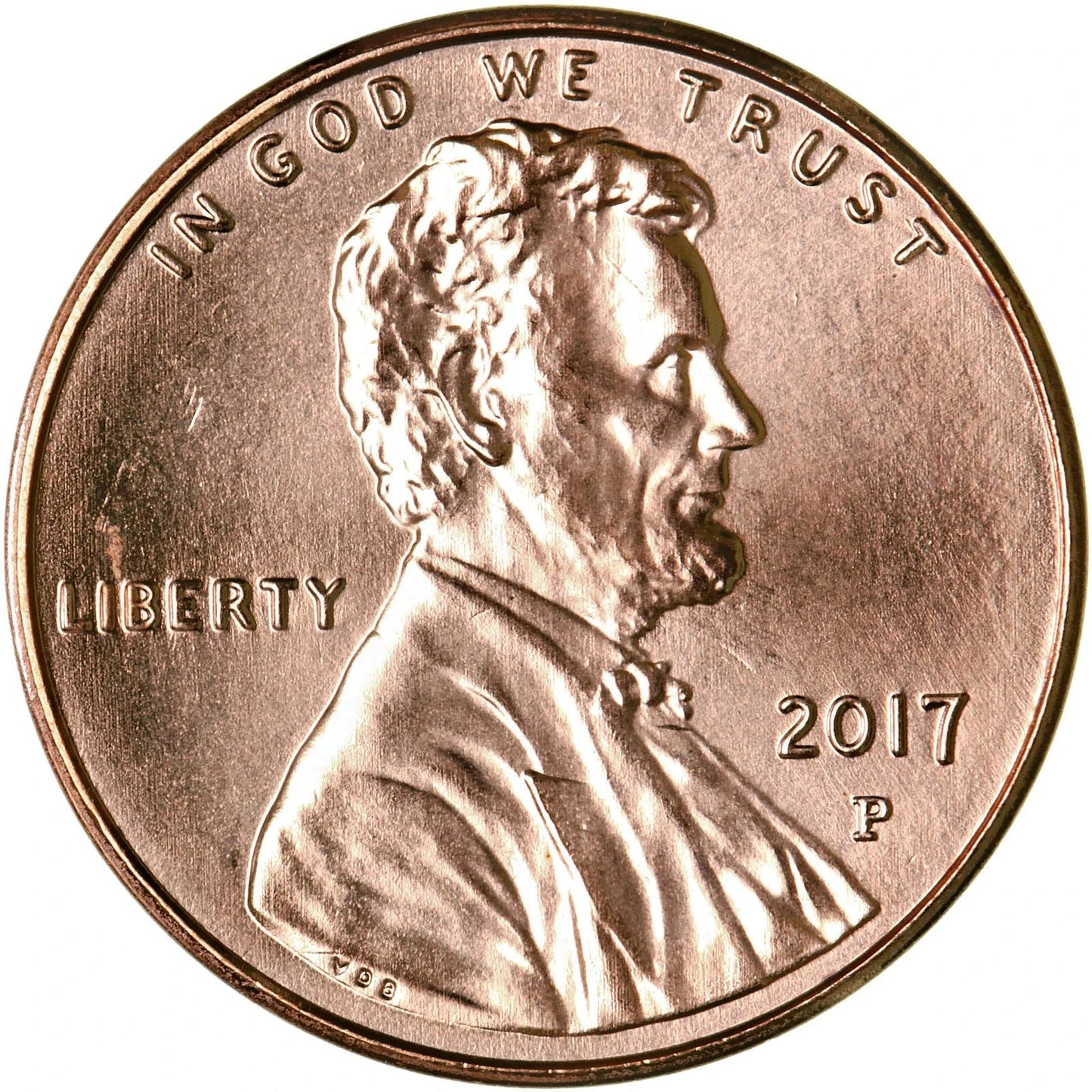 ✅ 2017 P Lincoln Shield Cent BRILLIANT UNCIRCULATED RED Penny US Mint 1c Coin