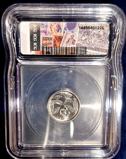 1989 Brazil 5 Centavos Certified by ICG Genuine Slabbed World Coin