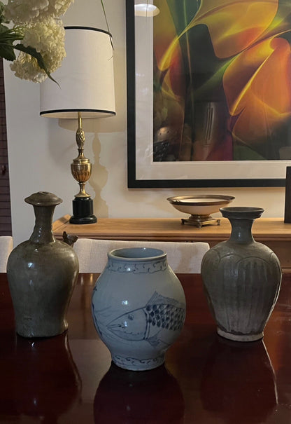 Three Distinct Ancient Korean Ceramics lot Goryeo-Joseon Dynasties.