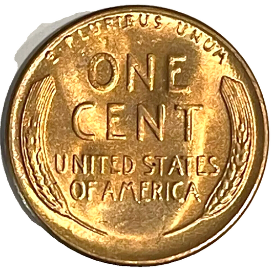 1953-S Lincoln Wheat Cent BU Uncirculated From Original Bank Wrapper Roll OBW