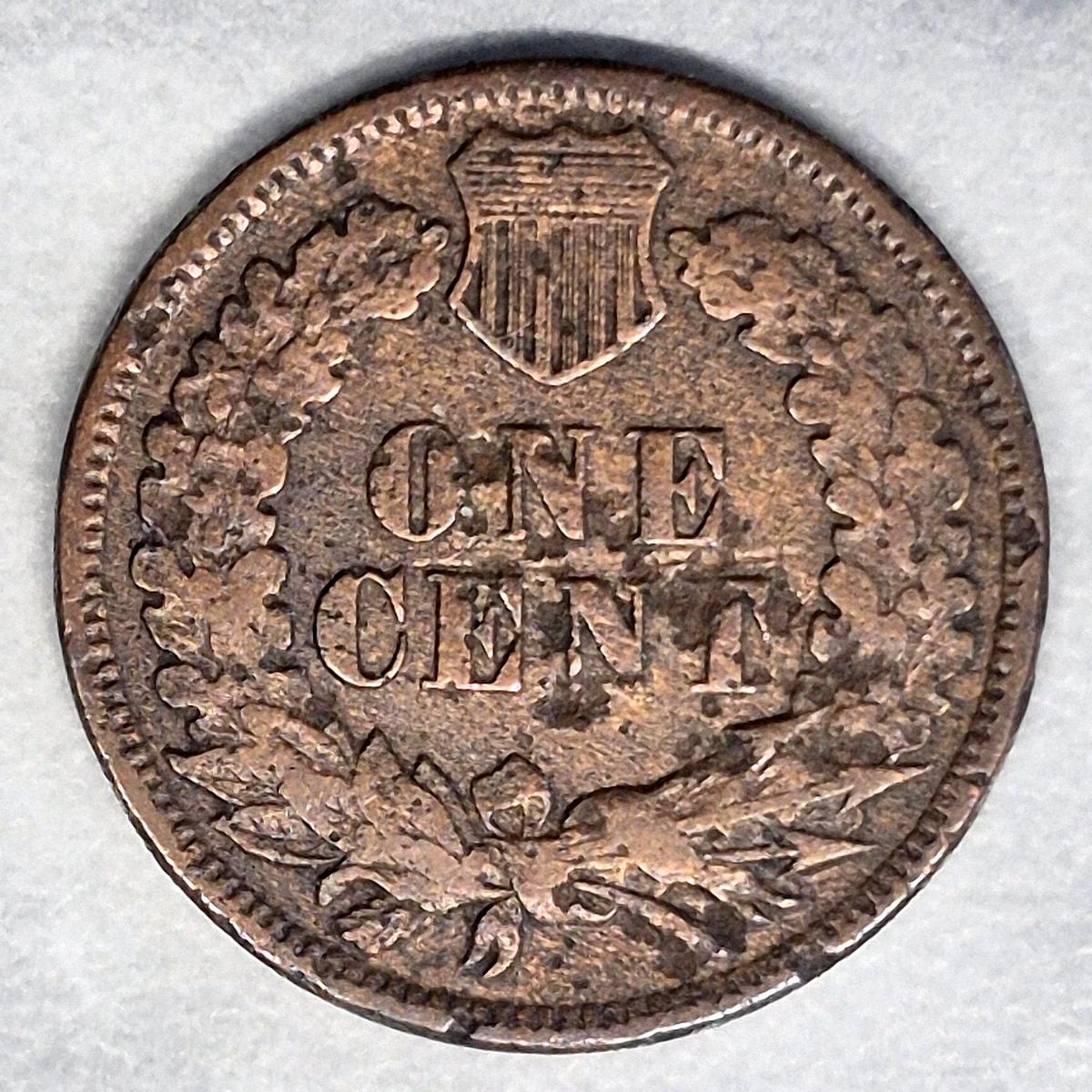 1871 Indian Head Cent Penny 1C VG Very Good Semi Key Date Low Mintage US Coin