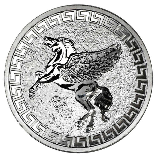 💥 2022 £1 St.Helena "Jennie Norris" Silver Pegasus BU 1 oz .999 Silver QEII