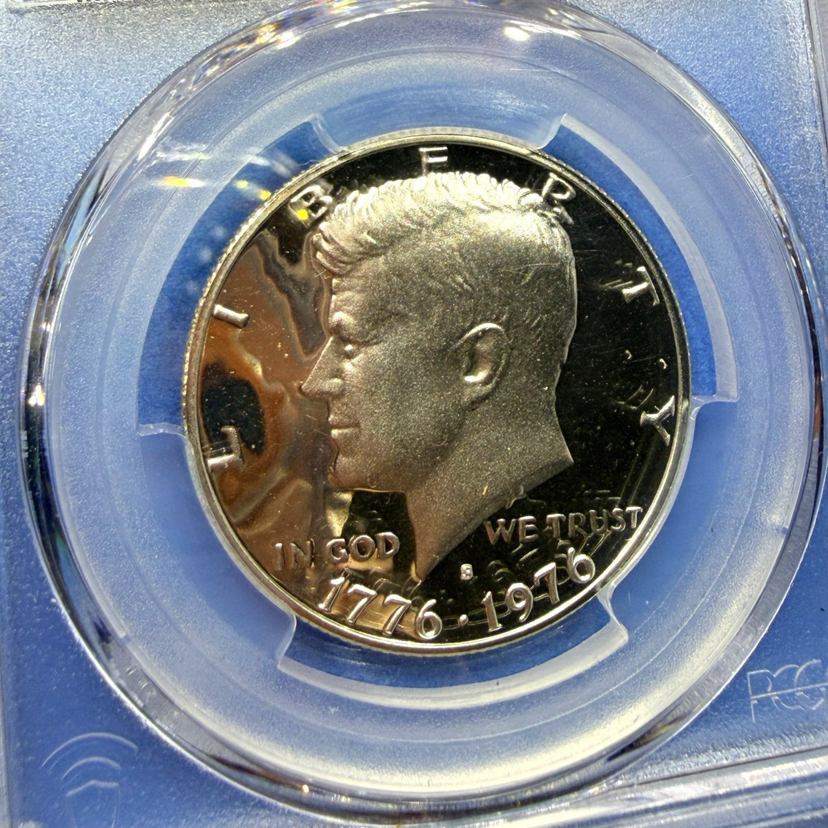 1976-S Kennedy Half Dollar Proof PCGS PR69DCAM 40% Silver Bicentennial 50C Coin