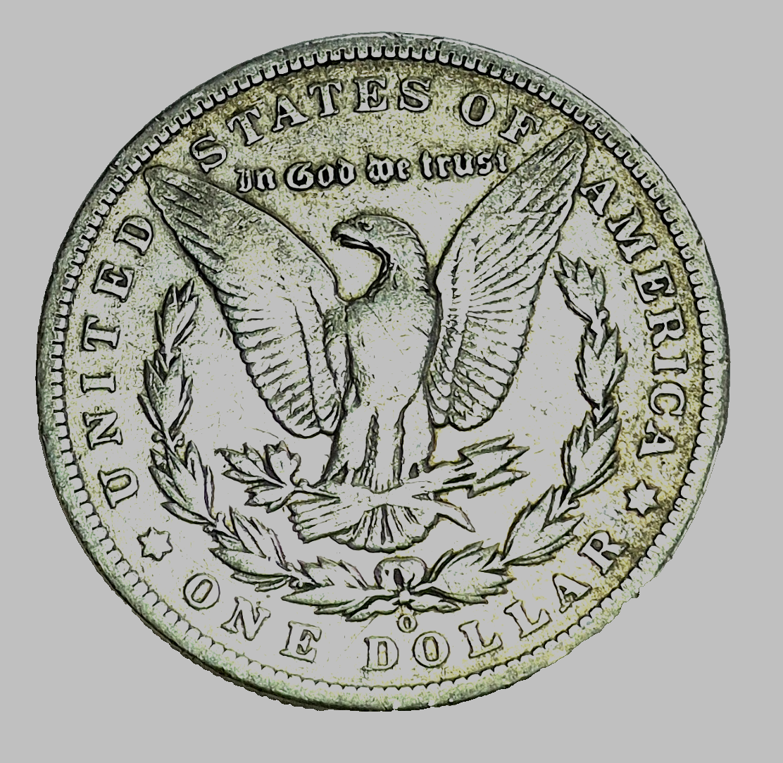 1887-O Morgan 90% Silver Dollar Strong F-VF Features $1 US Coin