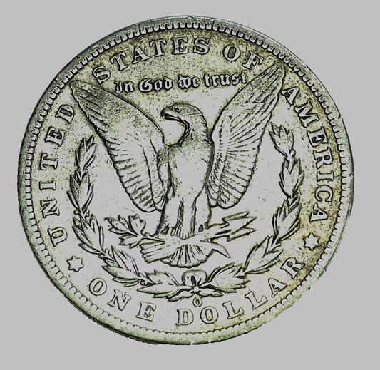 1887-O Morgan 90% Silver Dollar Strong F-VF Features $1 US Coin