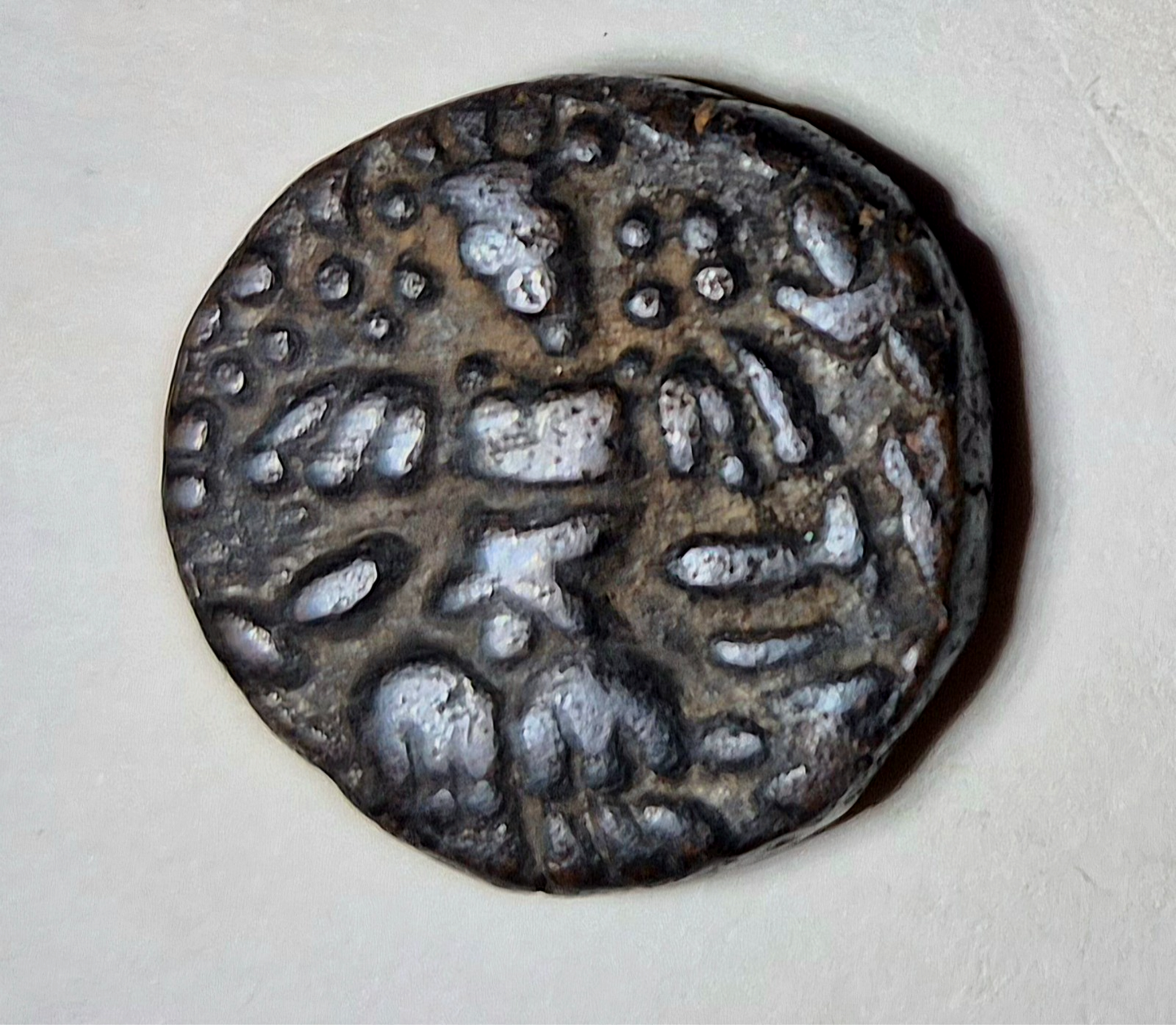 Utpala Dynasty Kashmir QUEEN DIDDA RANI 855-1003 AD Ancient Indian Copper Stater