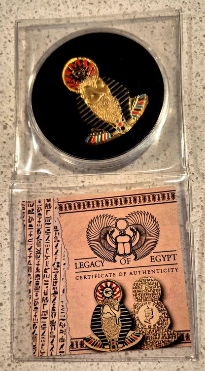 2022 Legacy of Egypt, RA, Colorized CuNi BU GH¢2 Coin GEM BU  { 1 of Only 1,500}
