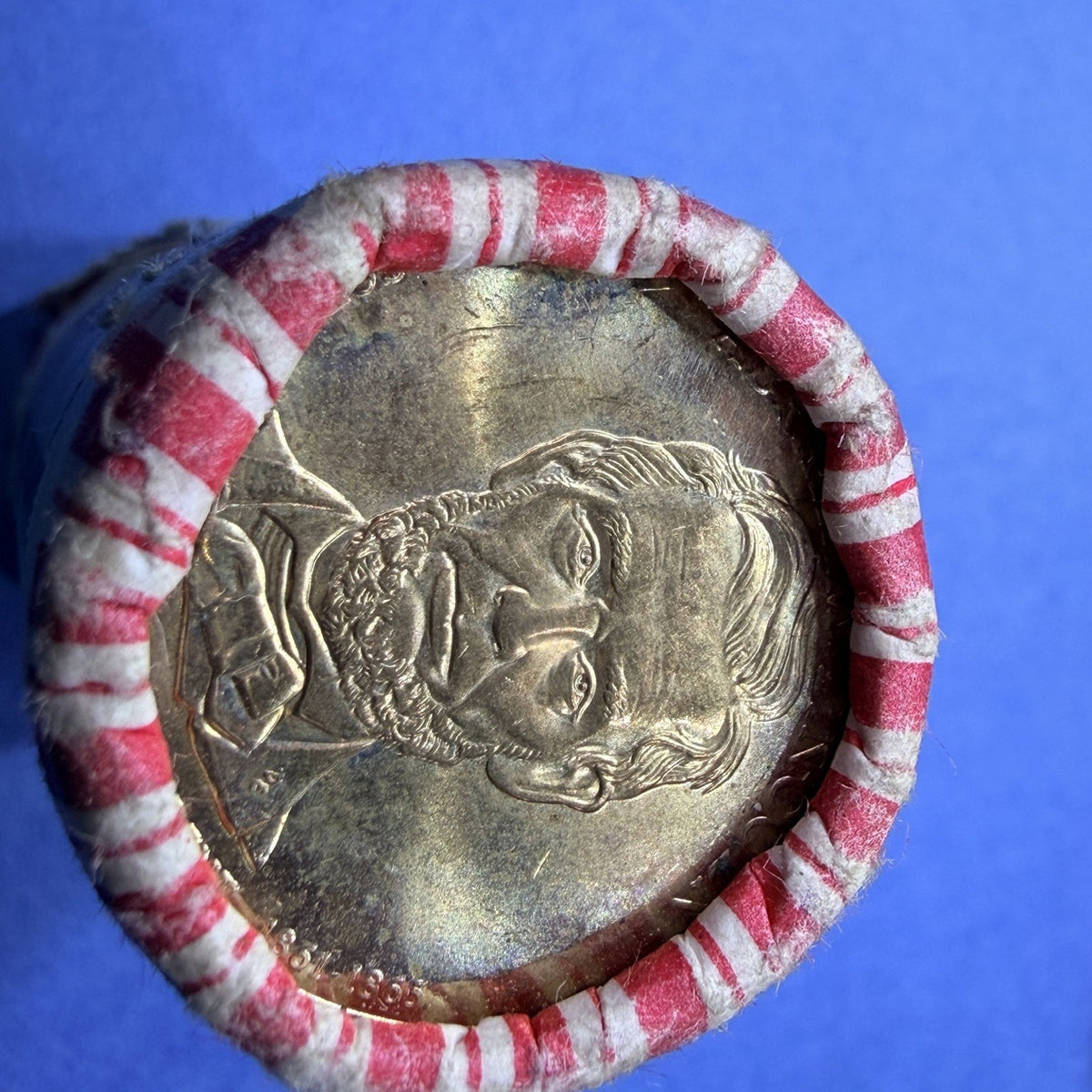 2010 Abraham Lincoln Presidential $1 Dollar Roll 25 Coins N.F. String Wrapped BU