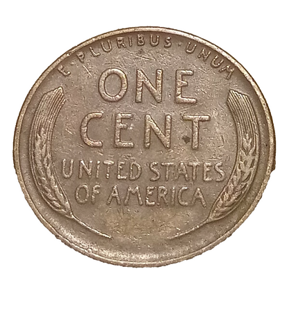 1945 P Lincoln Wheat Cent (G-F) Good to Fine Circulated 1c Copper Coin