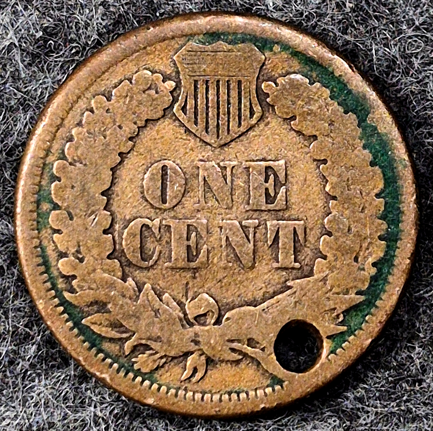 1860 Indian Head Cent VG-F Features Type II Chunky Oak Wreath Jewelry Coin Shown